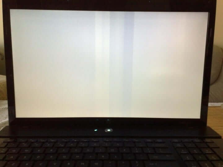 Windows 10 Screen Goes White